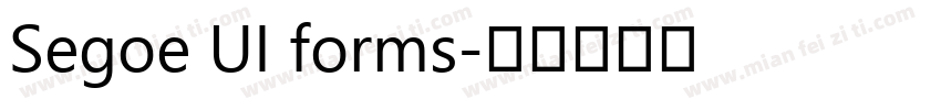 Segoe UI forms字体转换